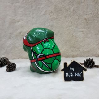 Heo đất handmade - Ninja rùa