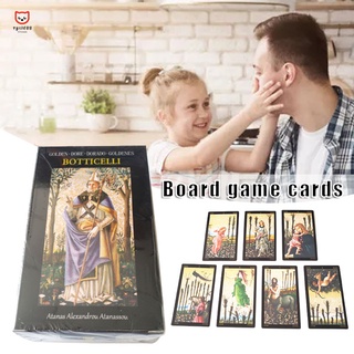 Bộ bài tarot bằng giấy màu vàng thú vị cho cắm trại
