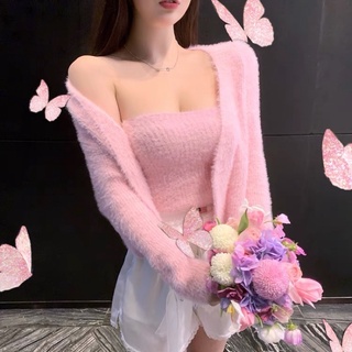 set áo lông thỏ
