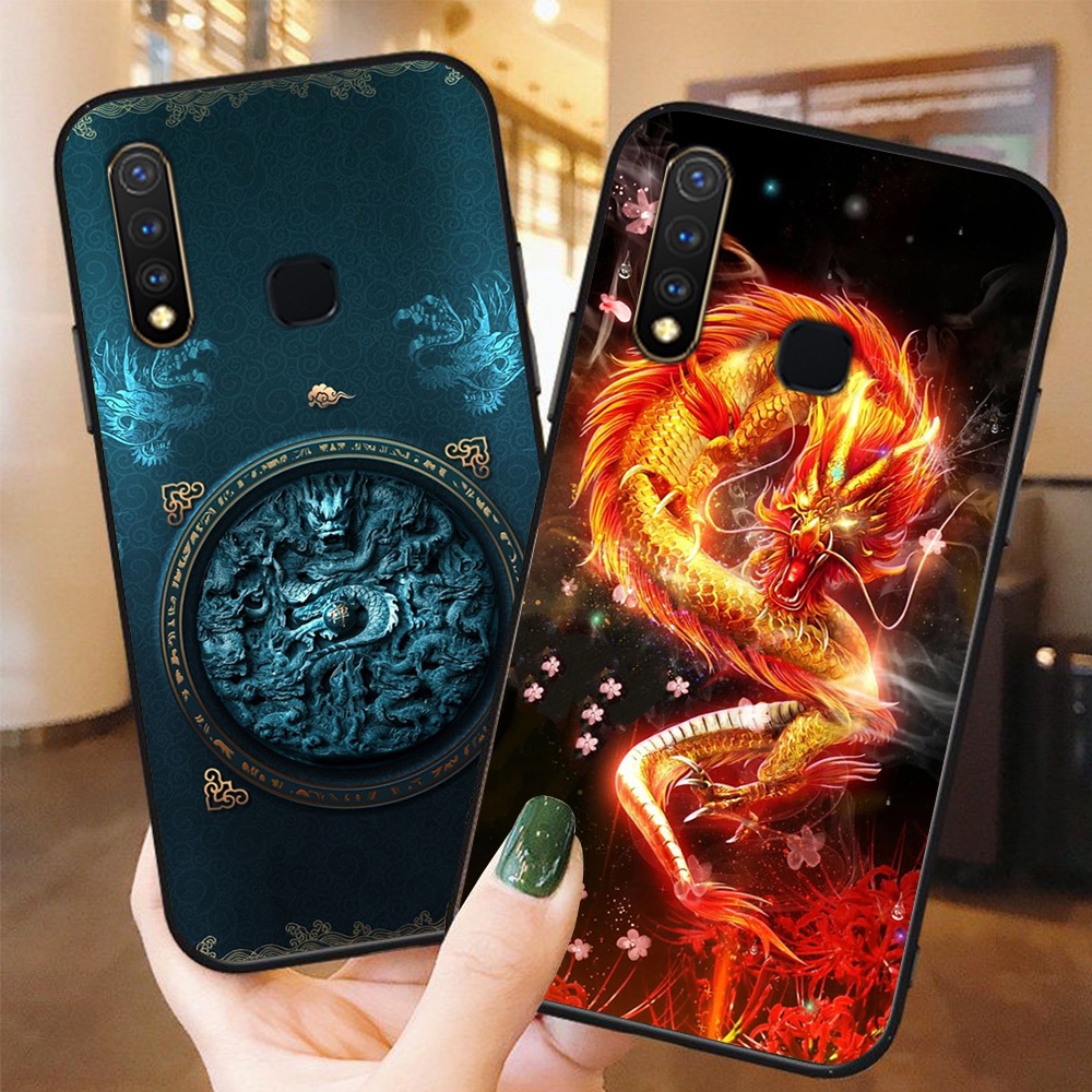 Ốp lưng điện thoại vivo y19 / u3 bộ hình bọ cạp rồng phong cách nam