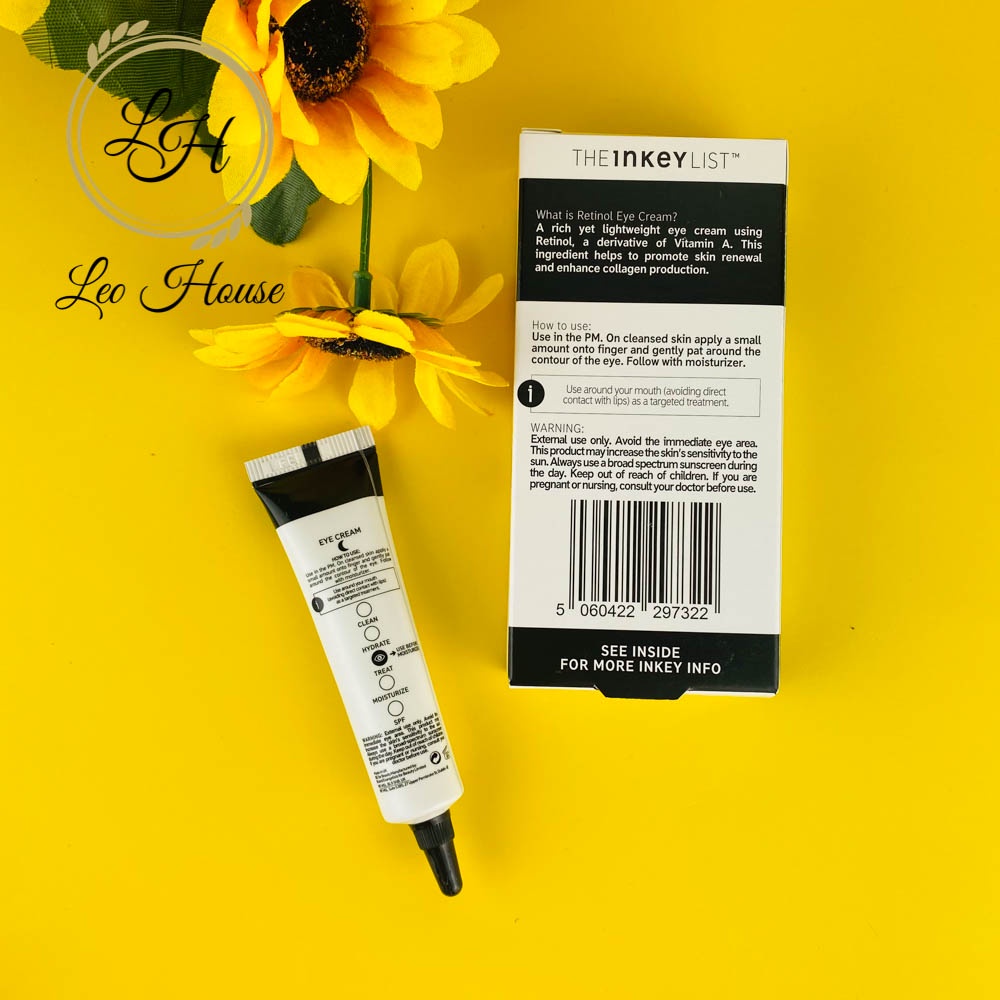 Kem dưỡng mắt The Inkey List Retinol Eye Cream 15ml
