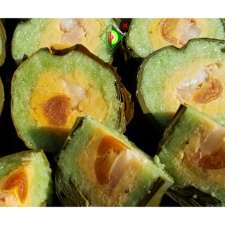 Bánh Tét Bồ Ngót Thập Cẩm [Bánh tét Trà Cuôn Hai Lý tại Trà Vinh]