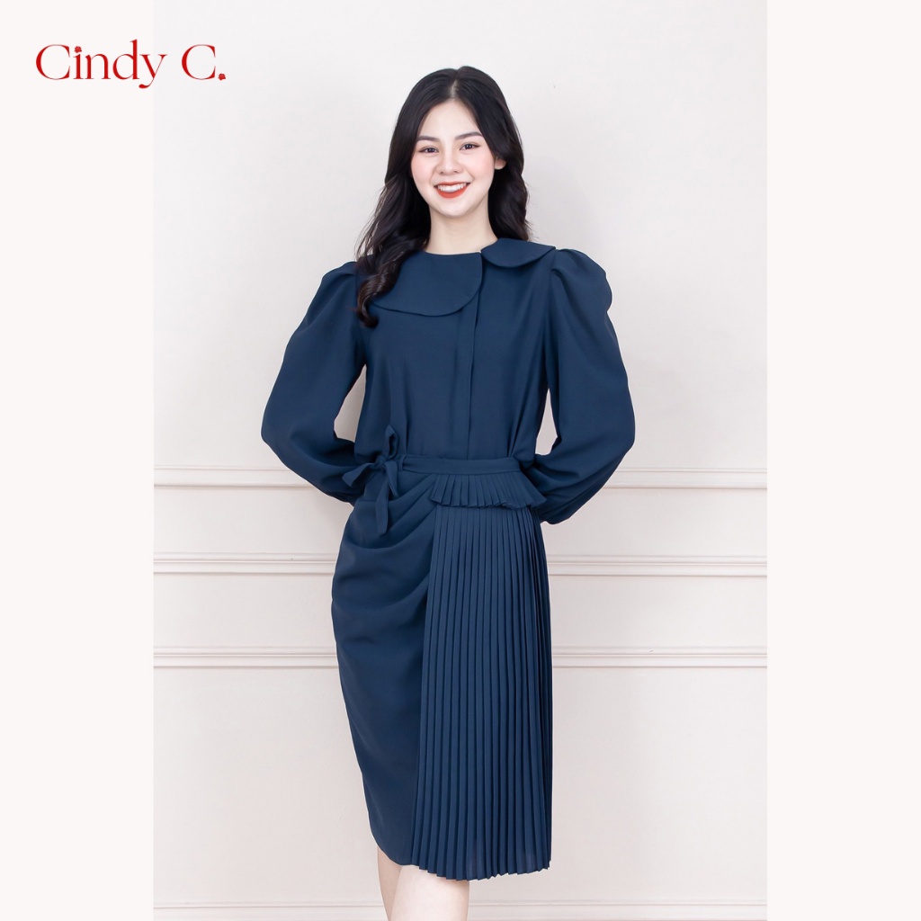 Áo sơ mi Lizette CINDY C phong cách công sở kiểu dáng thanh lịch nữ tính 959