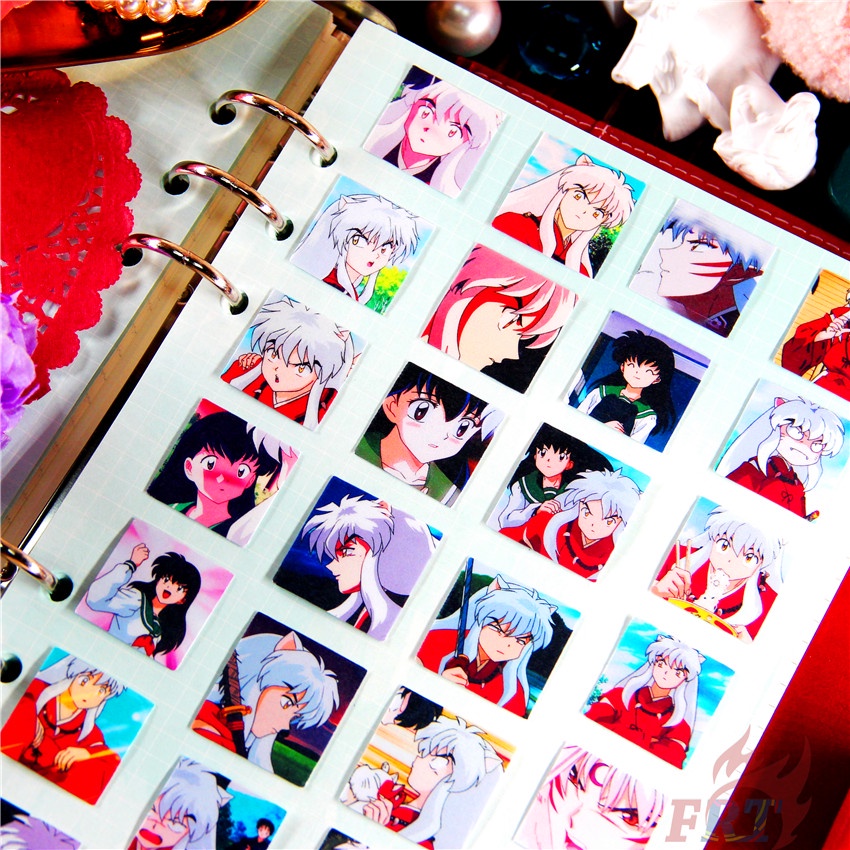 Bộ 48 miếng dán trang trí album ảnh thời trang Inuyasha Q-2