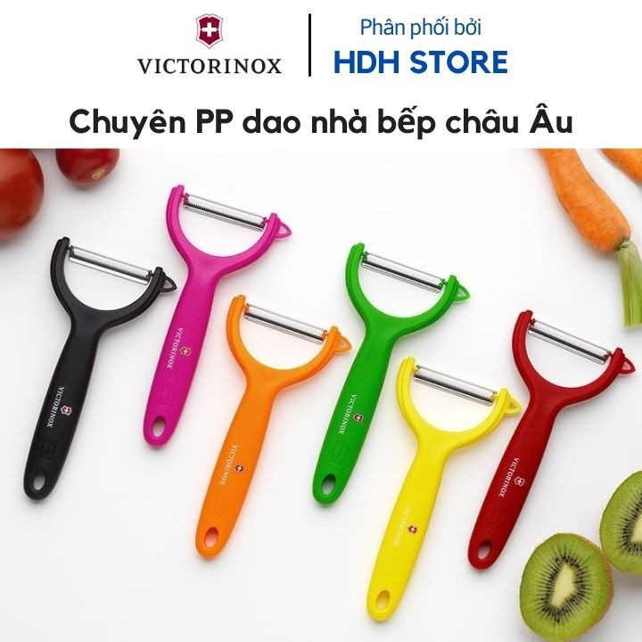 [Thụy Sĩ] Dụng Cụ Gọt Củ Quả Siêu Sắc Victorinox Cán Nhựa Nhiều Màu