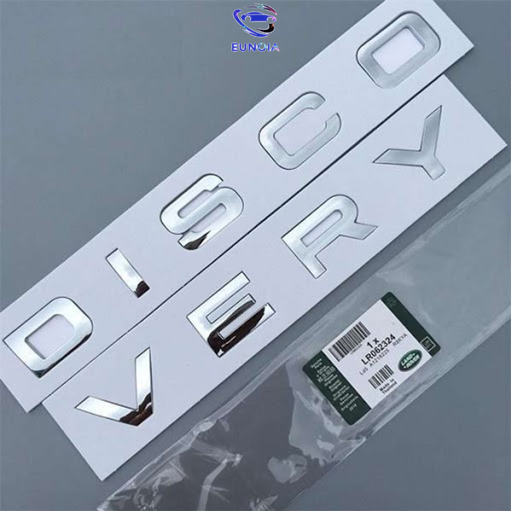 Chữ Nổi 3D Dán Xe Hơi Ô Tô – Tem DISCOVERY Mạ Crom Trang Trí Xe Ô Tô, 3 Màu Lựa Chọn
