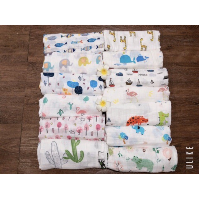 [Sale] Khăn xô Aden and Anais 1m20 x1m20- Hàng phân phối độc quyền