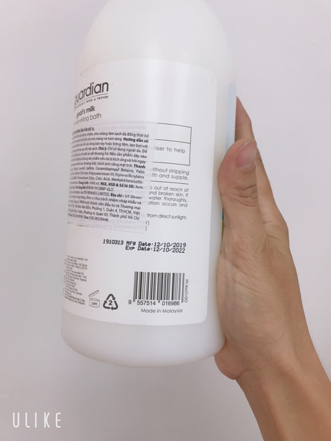 Sữa tắm dê dưỡng ẩm Malaysia 1L | BigBuy360 - bigbuy360.vn