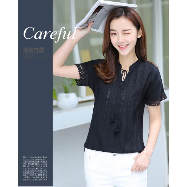 Áo sơ mi đũi cột nơ - siêu phẩm bởi siêu đẹp và siêu mát, có thể kết hợp với tất cả các loại quần - váy #uni