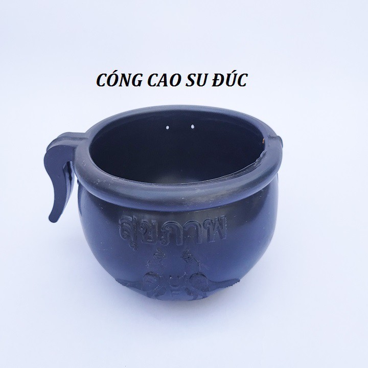 Cóng ăn cho gà - Cóng gà chọi cao su dùng cho gà ăn - uống