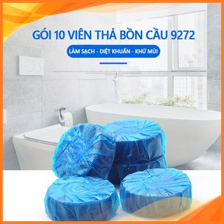 Gói 10 viên thả bồn cầu, toilet, phòng vệ sinh 9272