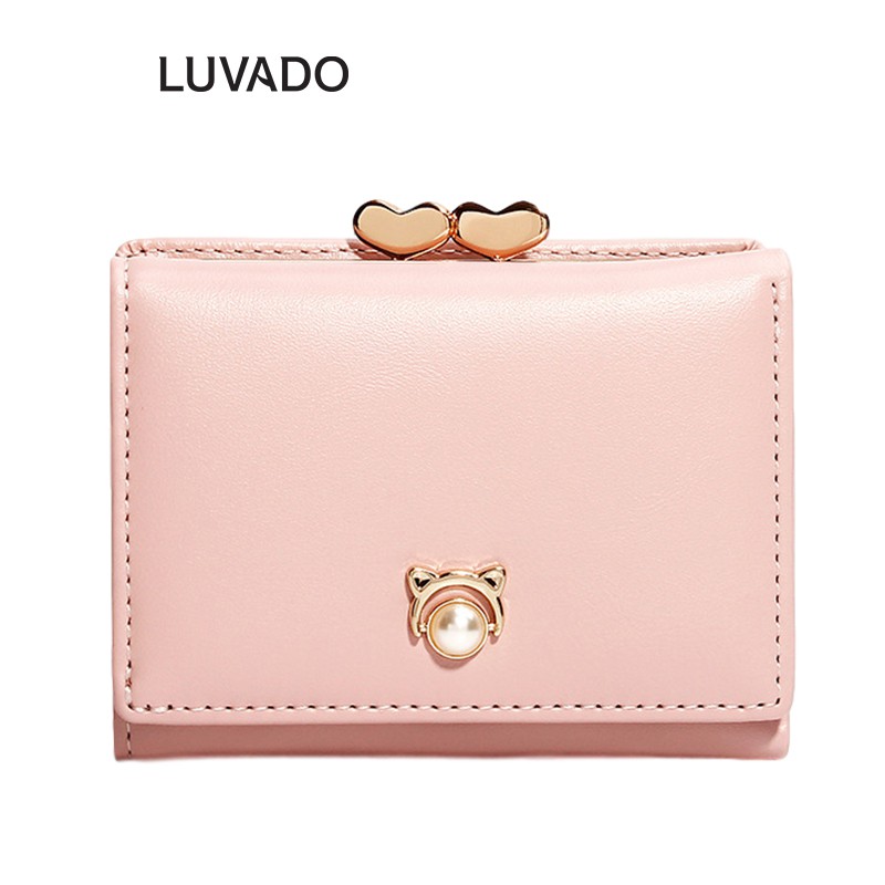 Ví nữ đẹp giá rẻ cầm tay mini TAOMICMIC nhiều ngăn thời trang cao cấp nhỏ gọn dễ thương LUVADO VD383