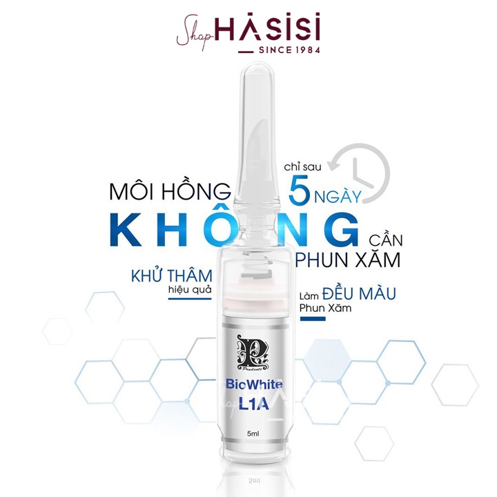 Kem Khử Thâm Làm Hồng Môi - MIBITI PRUDENTE - Biowhite 5ml #L1A