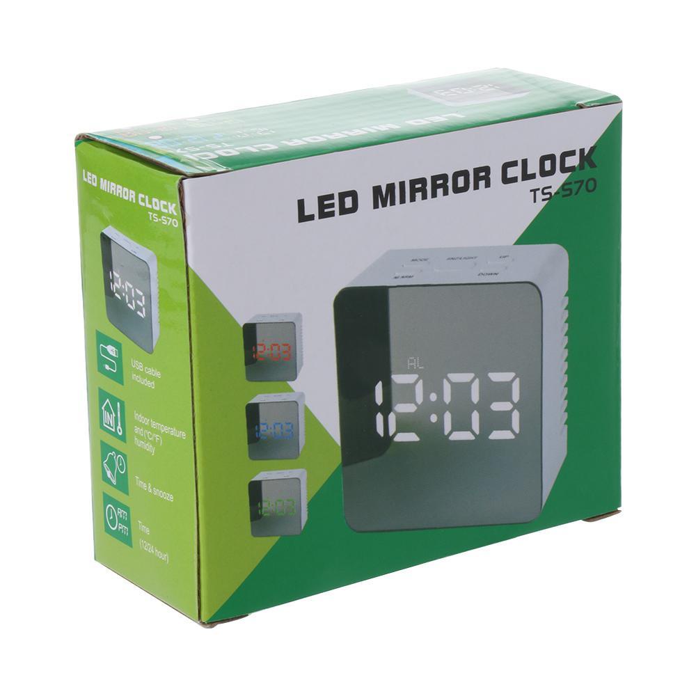 JANE Đồng Hồ Báo Thức Có Đèn LED Thiết Kế Sáng Tạo Dùng Khi Đi Du Lịch