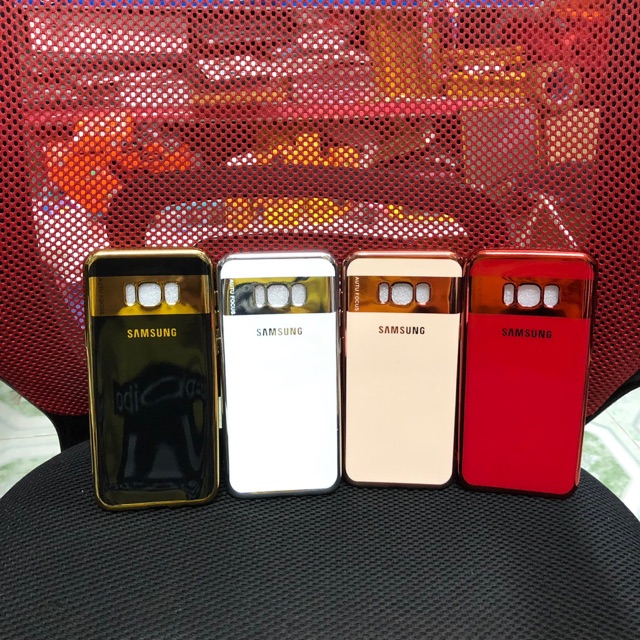 Ốp lưng samsung S8 plus dẻo màu xi bóng