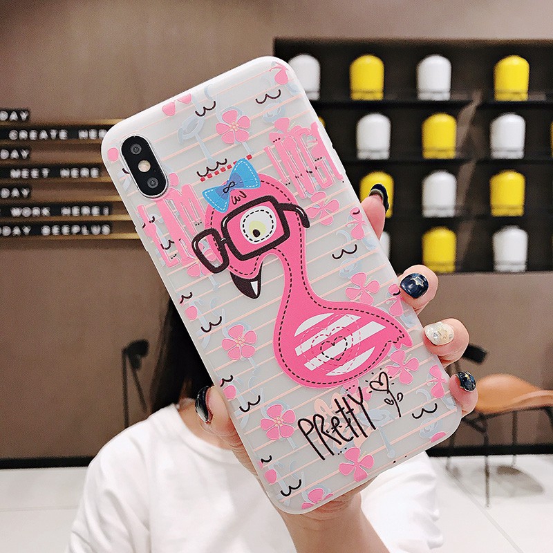 Ốp lưng TPU mềm in hoạt hình 3D đáng yêu cho iPhone X XR XS Max 6 6s 7 8 Plus | BigBuy360 - bigbuy360.vn
