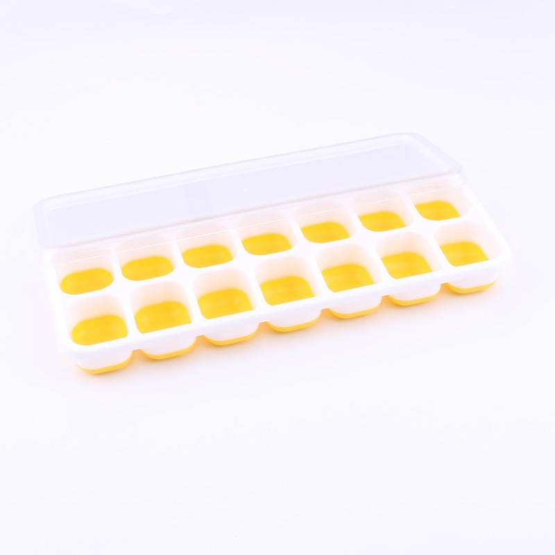 Khay Làm Đá Viên Tủ Lạnh Bằng Silicon Có Nắp Đậy Tiện Lợi | BigBuy360 - bigbuy360.vn