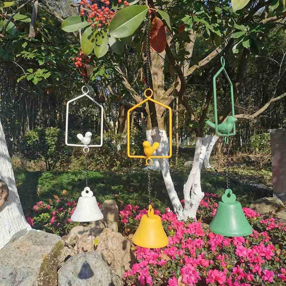 LEISURE Chuông Gió Hình Chim Ruồi Trang Trí Sân Vườn