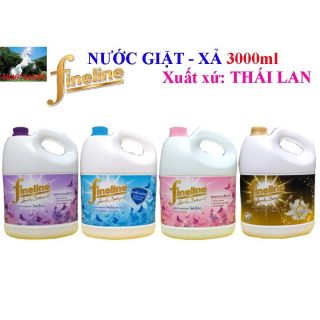 Nước giặt đậm đặc fineline thái lan 3000ml mẫu mới