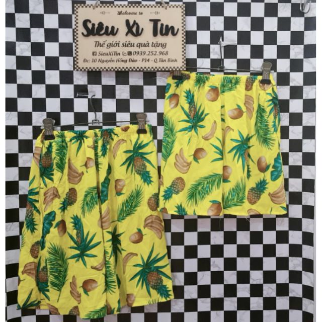 Quần trái cây, quần đi biển, quần cặp