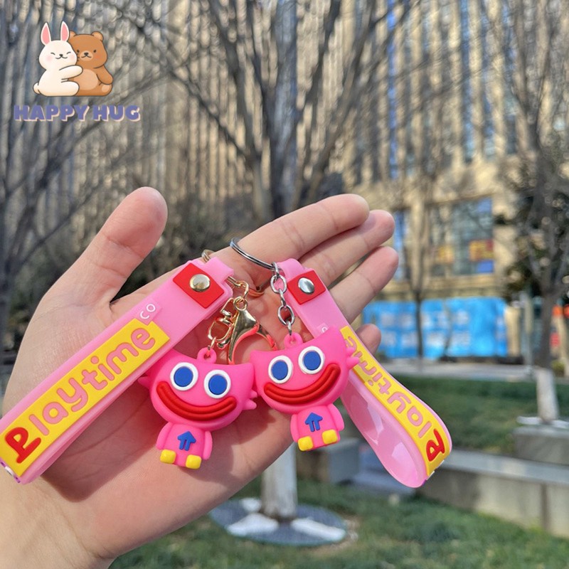 Móc khóa Huggy Wuggy nhân vật trong game Poppy Playtime - Happy Hug