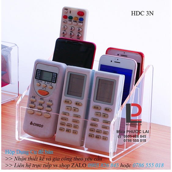 Hộp dụng cụ để bàn (mica/ acrylic)