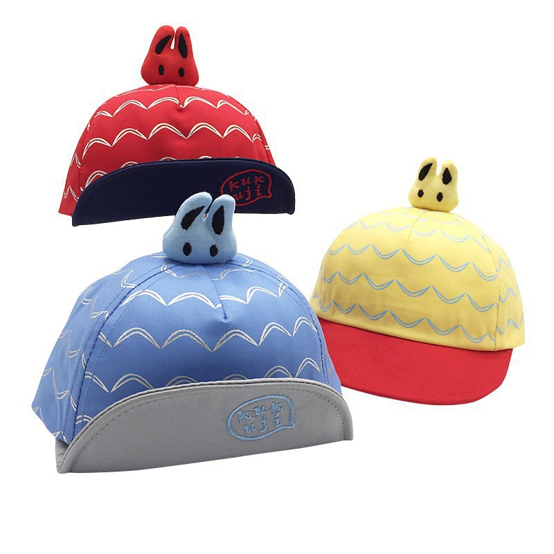 Mũ chơi bóng chày có tai thỏ dễ thương cho bé