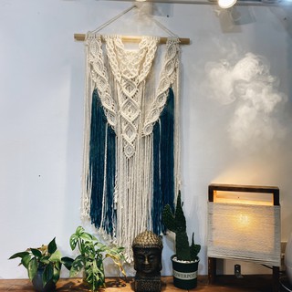 Rèm Macrame treo tường phối màu 09