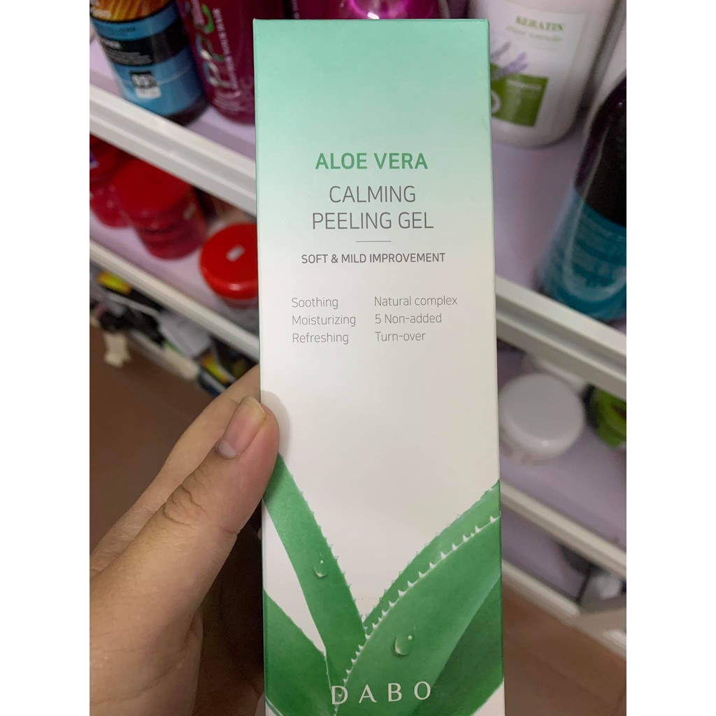 Tẩy Da Chết Lô Hội Dưỡng ẩm và Phục hồi Dabo Aloe Peeling Gel 180ml