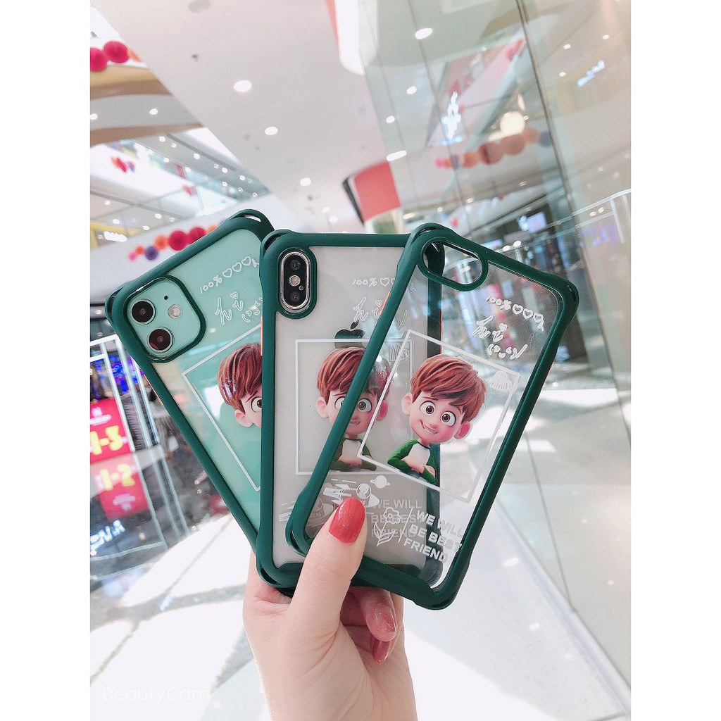 Ốp Lưng iPhone chống sốc viền xanh đậm BabyBoy Full case 6/6s/6plus/7/8/7plus/8plus/x/xs/xsmax/11/11promax - CocoShop