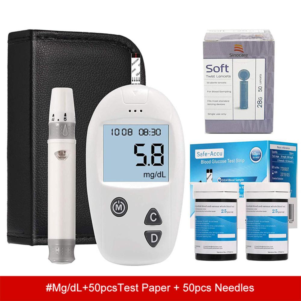 Bộ Dụng Cụ Kiểm Tra Đường Huyết Áp Kèm 50 Que Thử N1V1