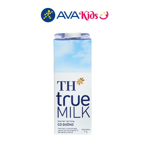 Sữa tươi tiệt trùng có đường TH true MILK hộp 1 lít