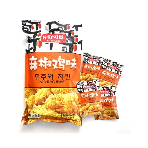 [SHIP HOẢ TỐC] SNACK BIM BIM ĐÙI GÀ TÚI LỚN 500gam - Đồ ăn vặt Snackfoodbysuri