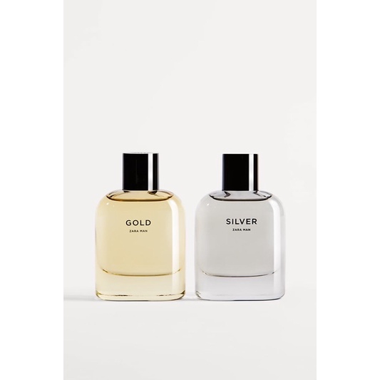 Nước hoa nam ZARA MAN GOLD + ZARA MAN SILVER  EDT 80 ML .