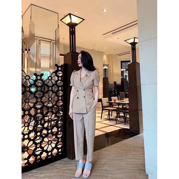 Set vest G381 nhiều màu đi chơi hay công sở đều đẹp có đủ size - GEM Fashion