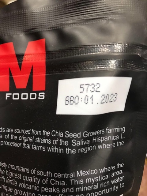 Hạt Chia Black Bag gói 500g hàng chuẩn