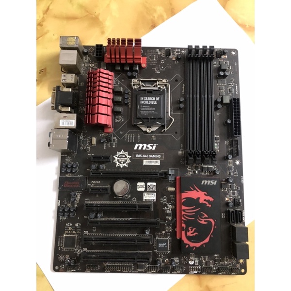 Main nguyên bản MSI B85-G43 gaming bản rồng đỏ đã test kĩ