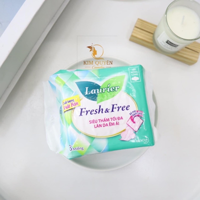 BĂNG VỆ SINH LAURIER FRESH FREE 20 MIẾNG BAN NGÀY