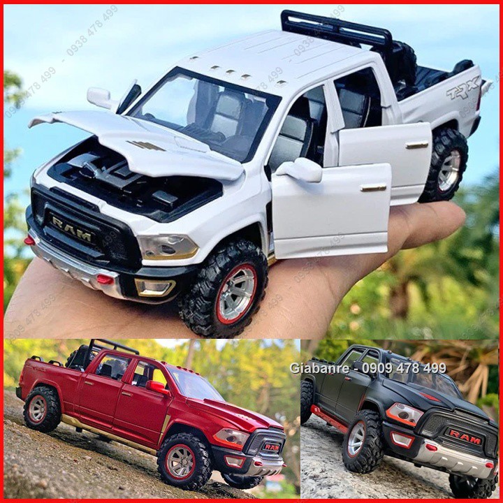 Mô Hình Kim Loại Xe Bán Tải Dodge Ram- Tỉ Lệ 1:32 - 9702