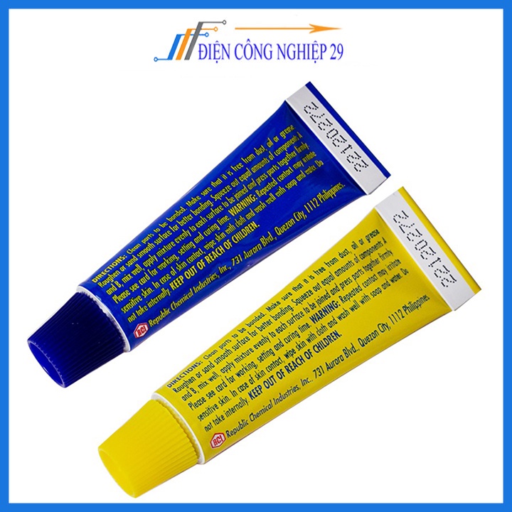 Keo Dán 2 Thành Phần AB Expoxy Plus Trong