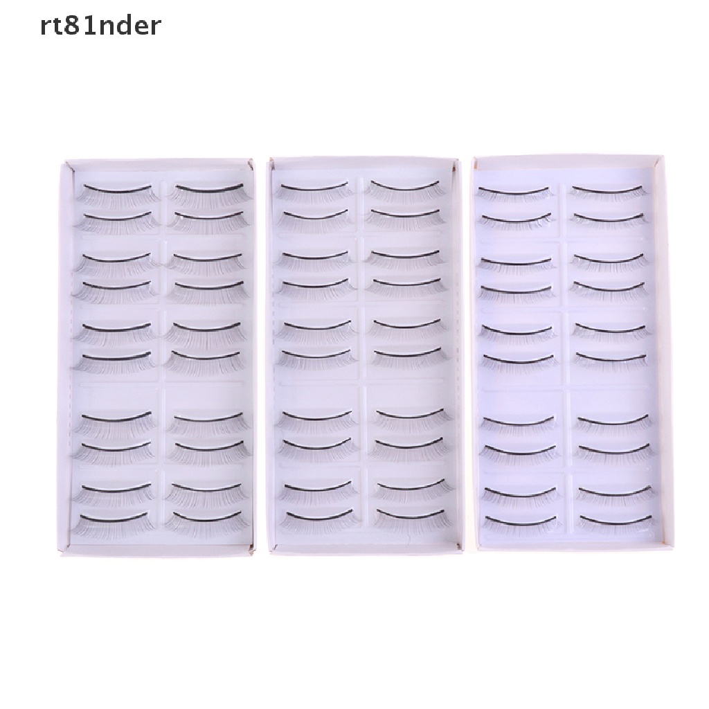 [Hàng mới về] Set 10 cặp lông mi giả luyện tập trang điểm tiện lợi