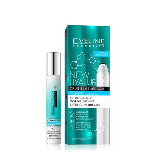 Lăn Mắt Mát Lạnh Eveline Cosmetic New Hyaluron 15ml