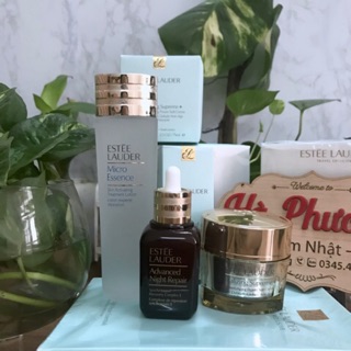 Set 3 món Estee Lauder gồm serum , kem chống lão hoá, nước thần