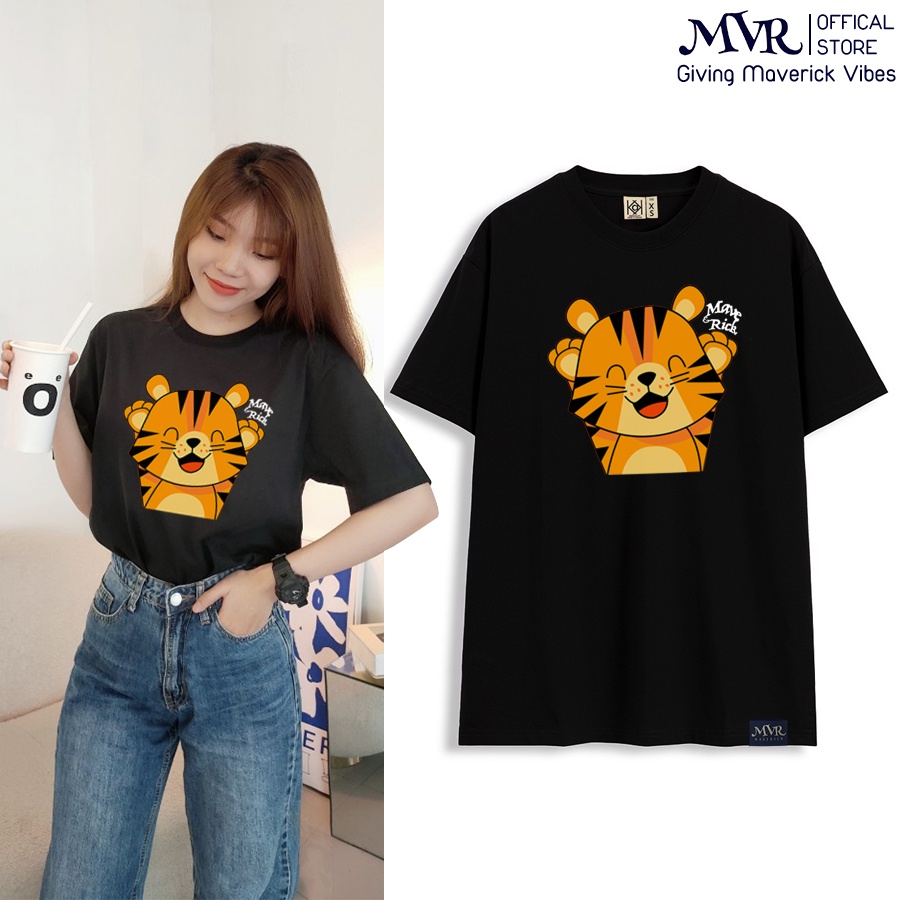 Áo thun unisex hình cọp baby cute style hàn quốc form rộng tay lỡ mvr TMHO260422