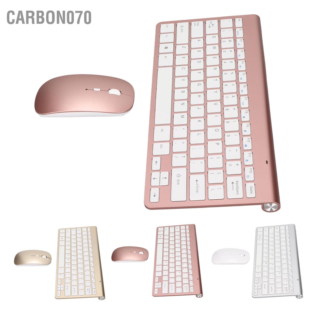 [Hàng Sẵn] Bộ Bàn Phím Và Chuột 2.4G Không dây 78 Phím USB【Carbon070】