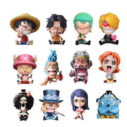 (Rẻ Nhất - Siêu kuter) Mô hình Chibi Băng Mũ Rơm - Mô hình One Piece  Luffy , ACE , Sabo , NaMi , Chopper , Ussop