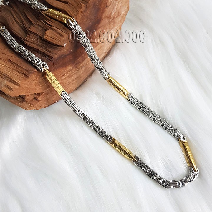 Dây chuyền nam bảng vuông xen trụ DZ806