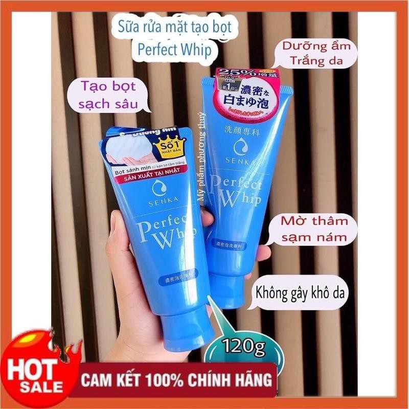 [Mẫu Mới] Sữa Rửa Mặt Senka Perfect Whip 120g Sạch Sâu Tạo Bọt | BigBuy360 - bigbuy360.vn