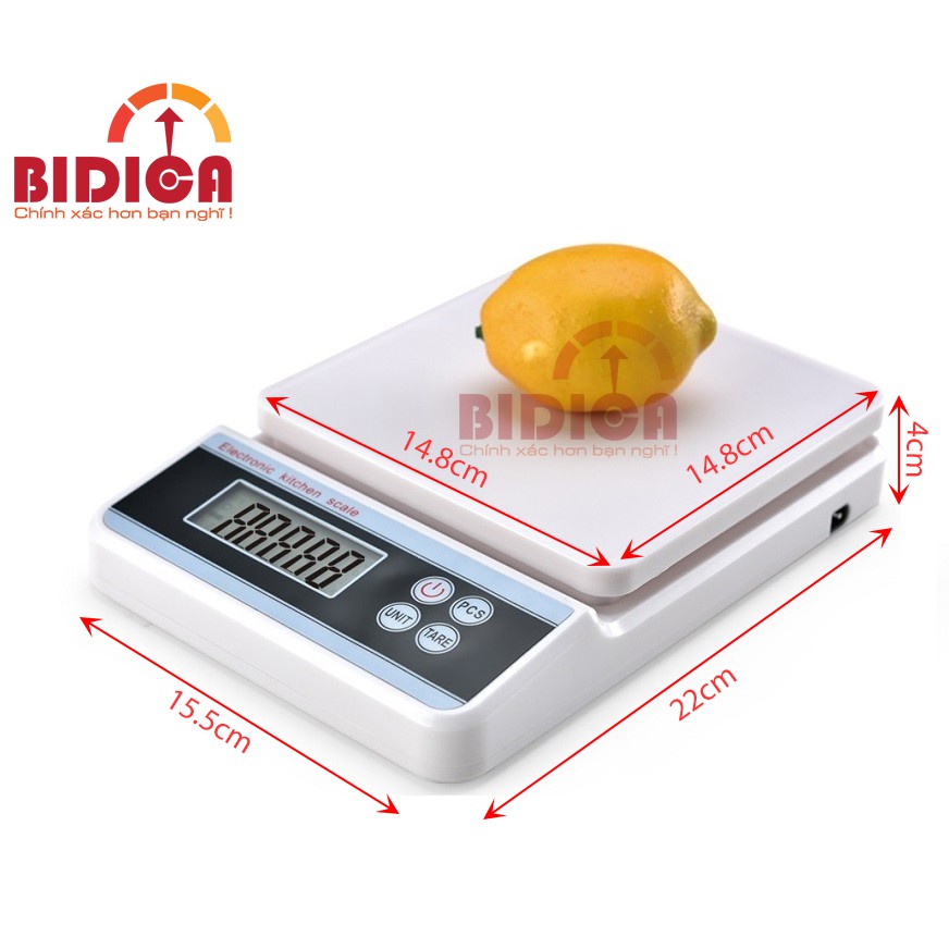 Hàng loại 1- Cân điện tử nhà bếp Đài Loan CK-03 2Kg- Chuyên làm bánh, nấu ăn