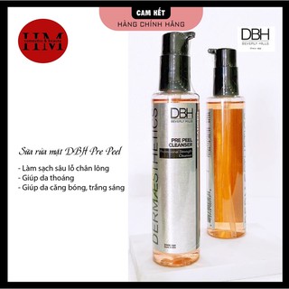 Sữa rửa mặt #dbh pre peel cleanser làm sạch, dịu nhẹ 177ml